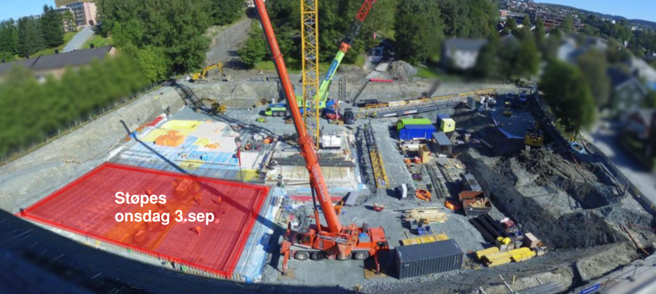 Betongstøp onsdag 3. september