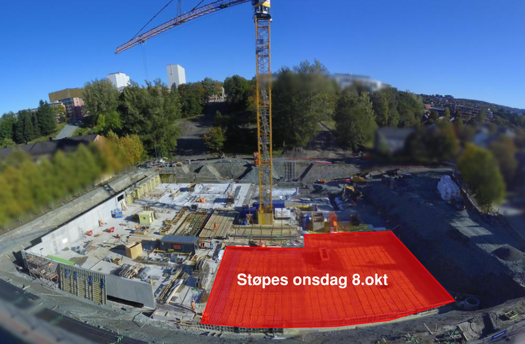 Betongstøp onsdag 8.oktober