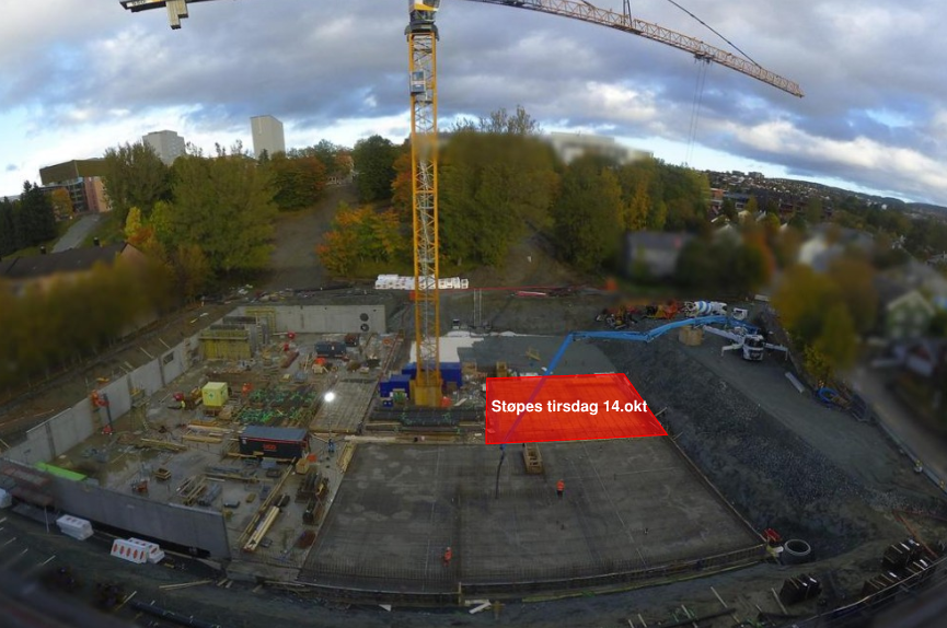 Betongstøp tirsdag 14. oktober