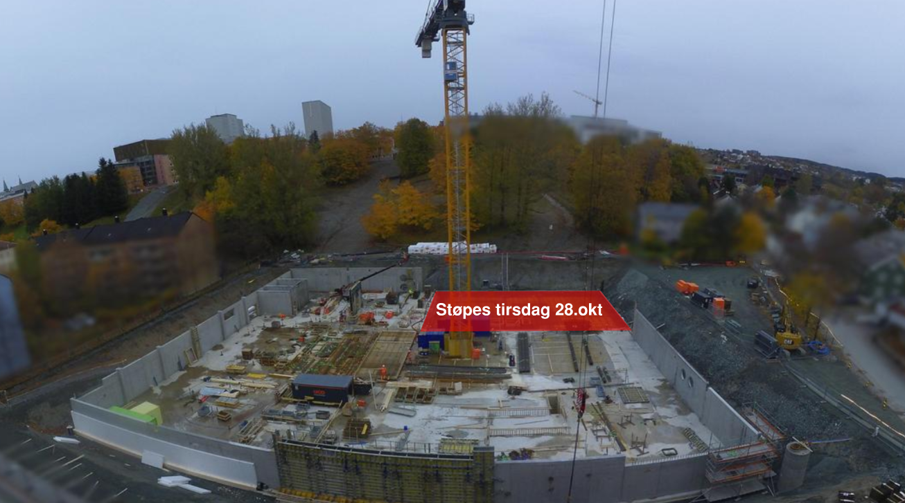 Betongstøp tirsdag 28.oktober