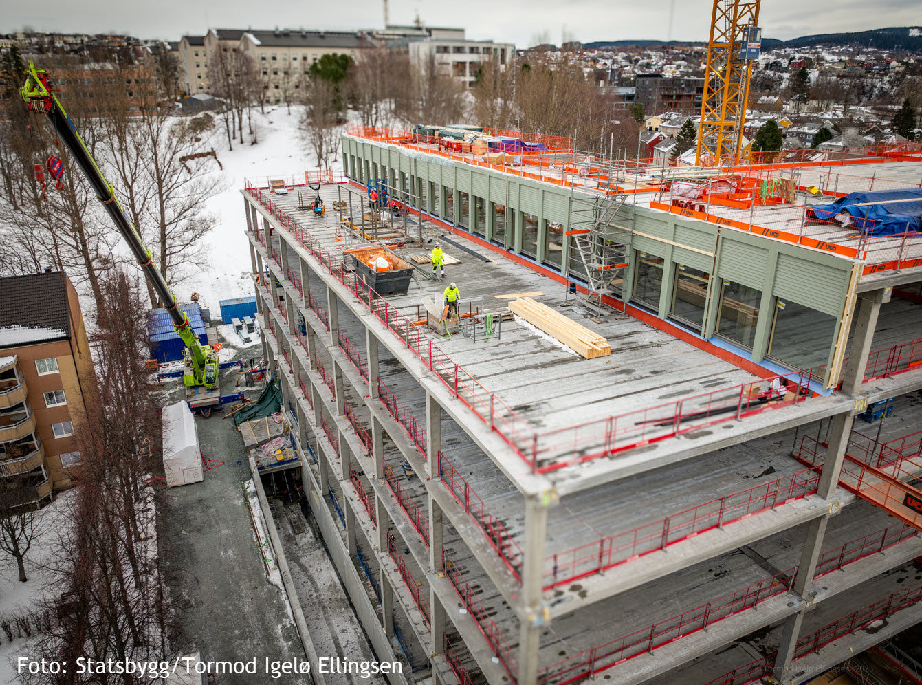 Veggelementmontasje uke 10 – 21