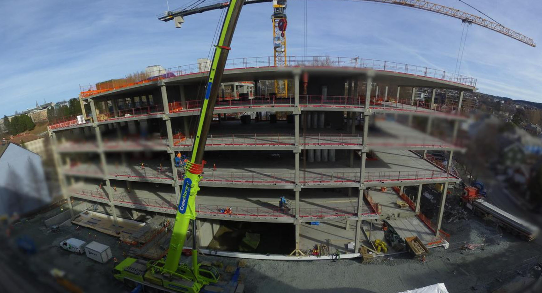 Utvidet arbeidstid for stillasarbeid i atriet