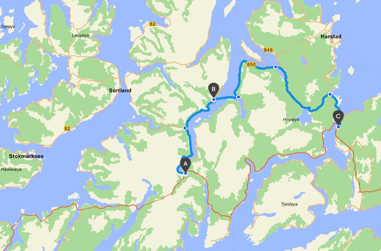 OPPDATERING: To ekstra fergeavganger på nattestengt E10 fra onsdag 2/9 til onsdag 16/9
