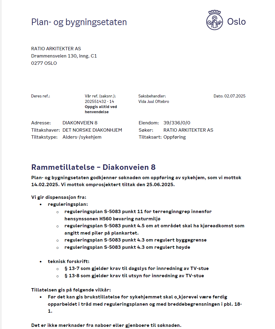 Status byggesak