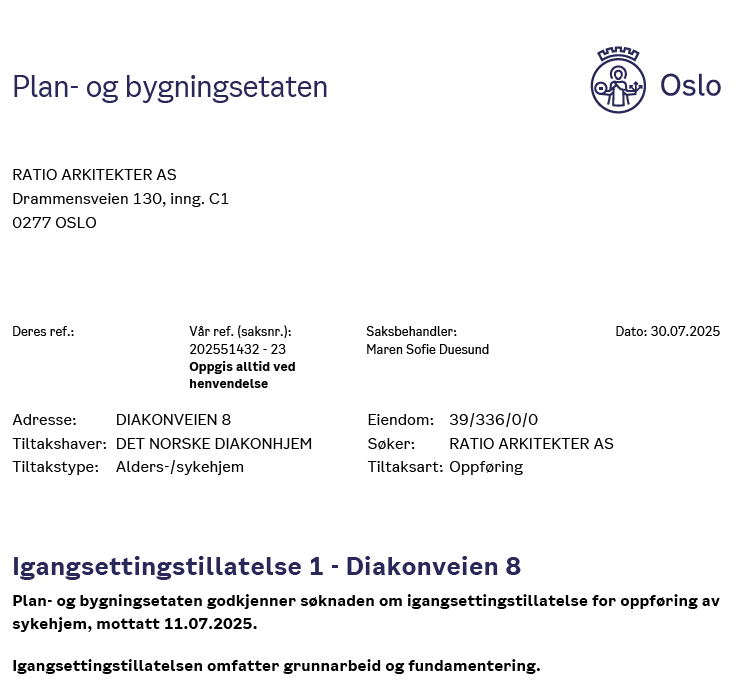 Status byggesak